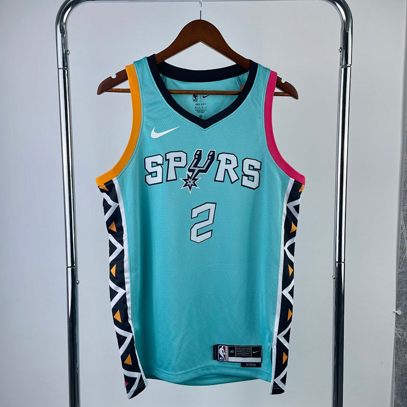 San Antonio Spurs City Edition 2022-23 Alamodome - Turquoise - Kawhi Leonard - 2