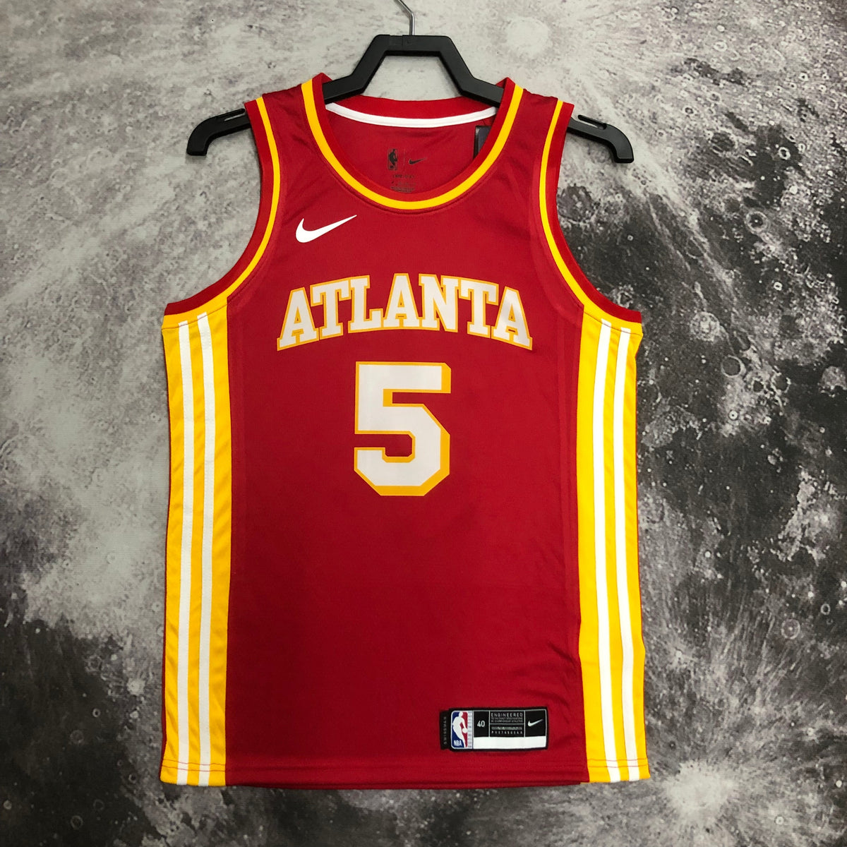 Atlanta Hawks Icon Edition - Rouge - Dejounte Murray - 5