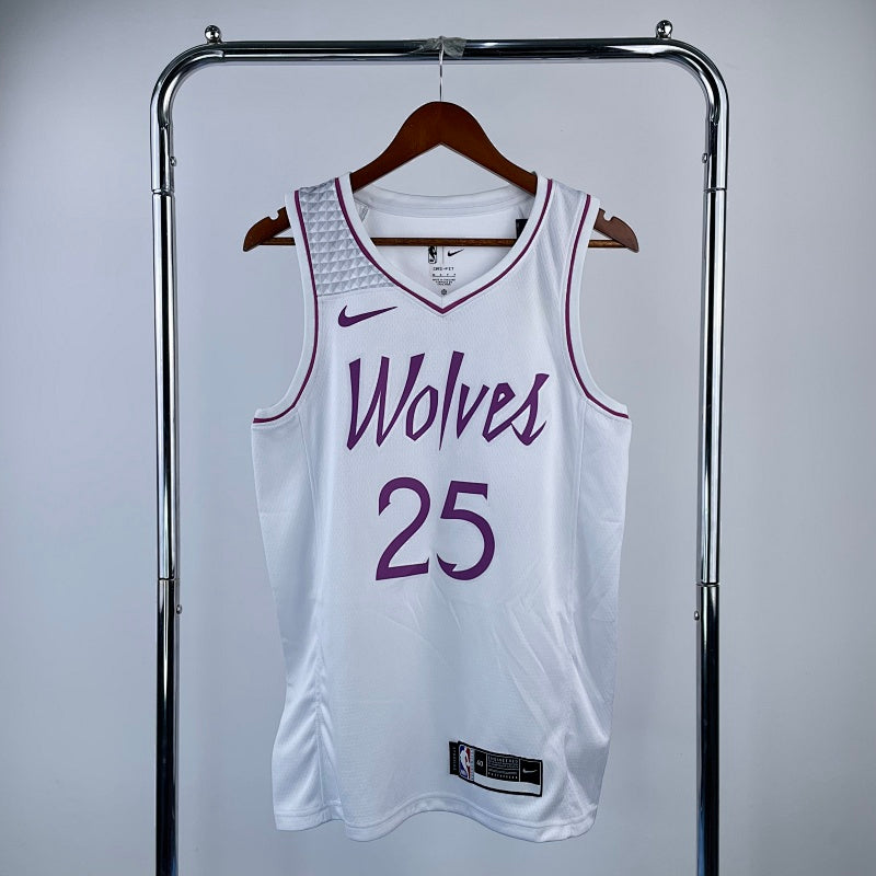 Minnesota Timberwolves Earned Edition 2018-19 - Blanc et violet - Derrick Rose - 25