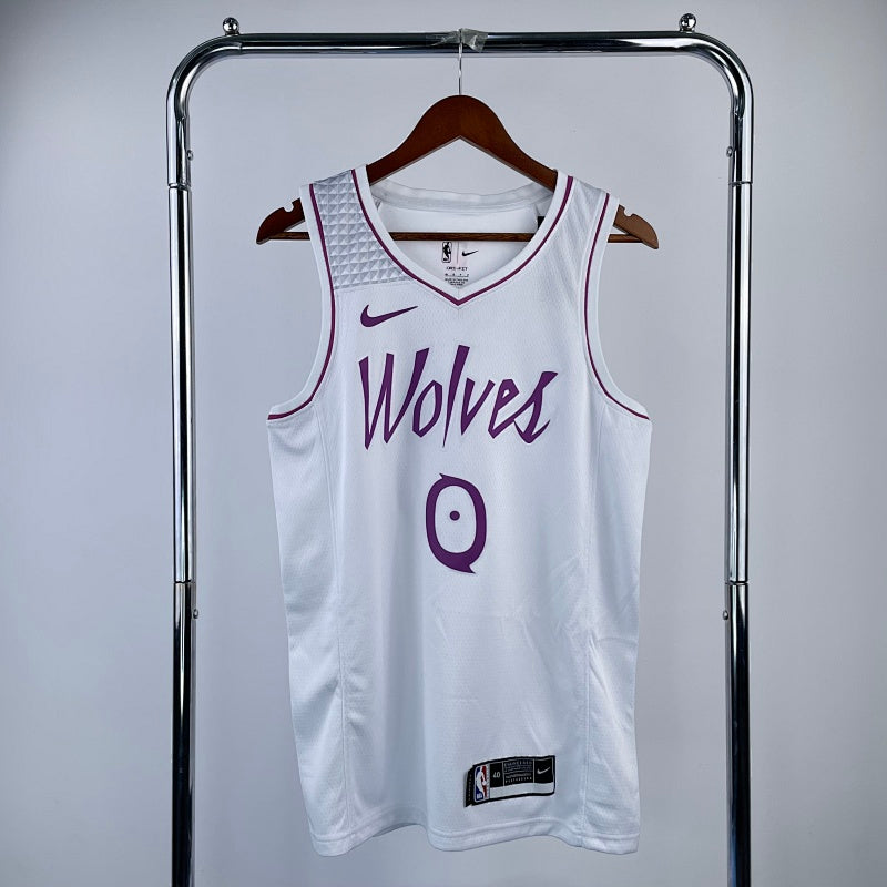 Minnesota Timberwolves Earned Edition 2018-19 - Blanc et violet - D'Angelo Russell - 0