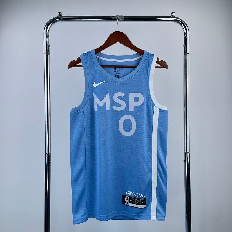 Minnesota Timberwolves City Edition 2019-20 MSP - Bleu ciel - D'Angelo Russell - 0