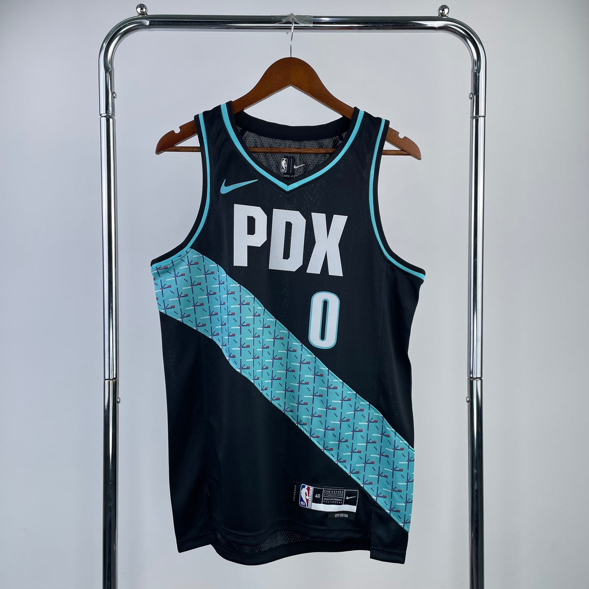 Portland Trail Blazers City Edition PDX - Noir - Damian Lillard - 0