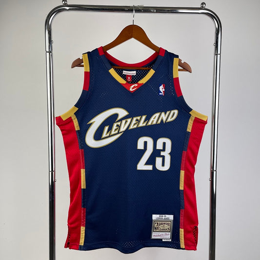 Cleveland Cavaliers Retro 2008-09 Alternate - Bleu marine - LeBron James - 23
