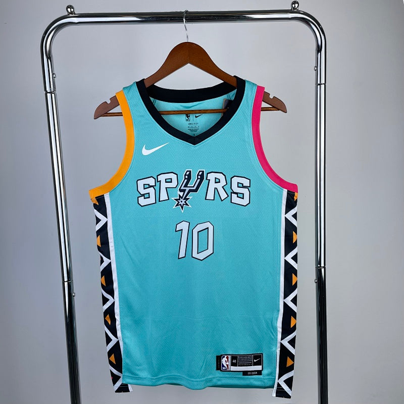 San Antonio Spurs City Edition 2022-23 Alamodome - Turquoise - Jeremy Sochan - 10