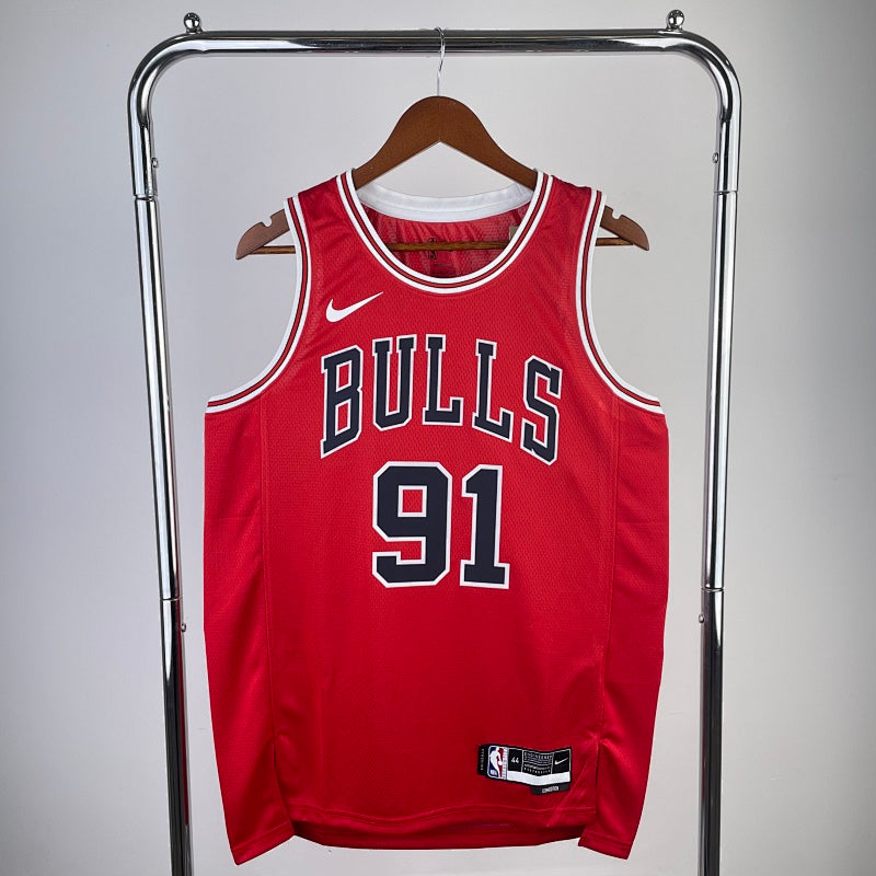 Chicago Bulls Icon Edition - Rouge - Dennis Rodman - 91