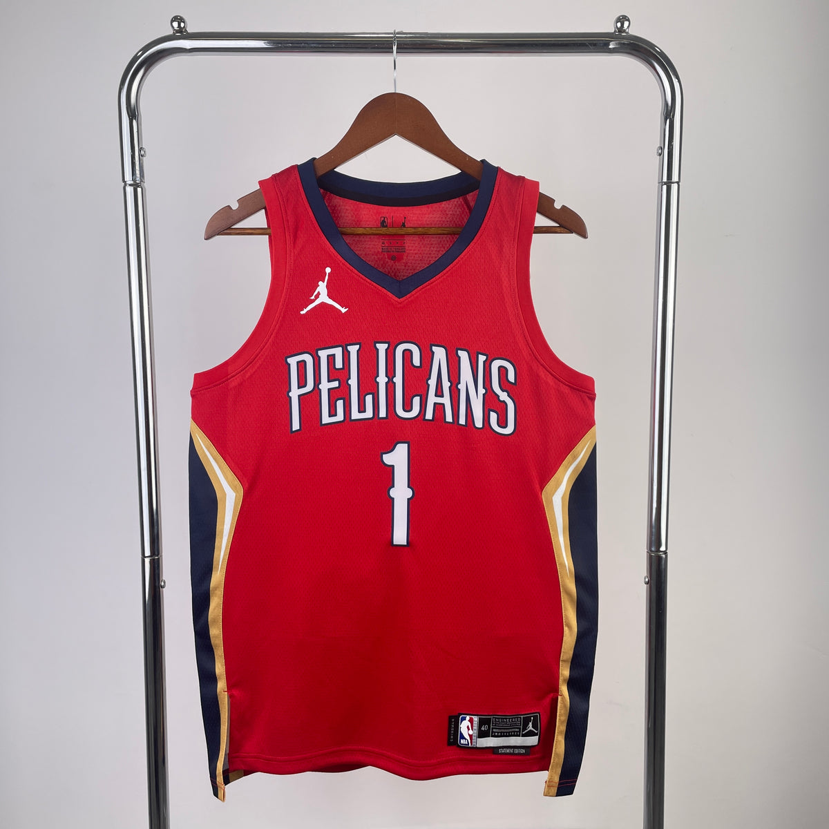 New Orleans Pelicans Statement Edition Retro - Rouge - Zion Williamson - 1