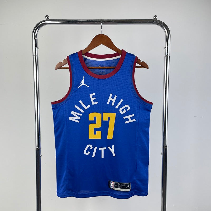 Denver Nuggets Statement Edition 2020-21 Mile High - Bleu - Jamal Murray - 27