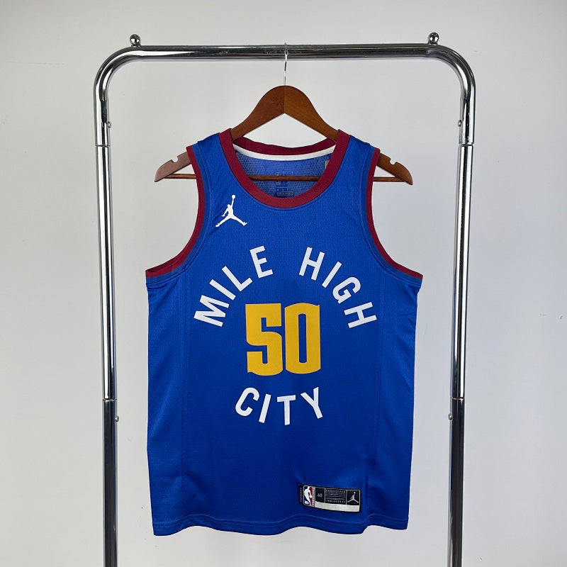 Denver Nuggets Statement Edition 2020-21 Mile High - Bleu - Aaron Gordon - 50