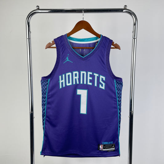 Charlotte Hornets Statement Edition 2022-23 - Violet - LaMelo Ball - 1