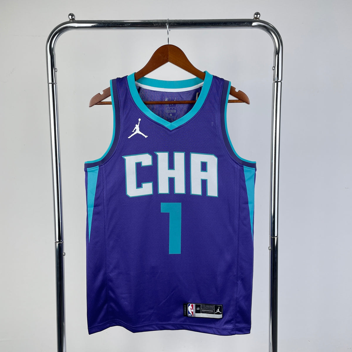 Charlotte Hornets Statement Edition CHA - Violet - LaMelo Ball - 1