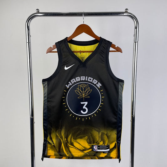 Golden State Warriors City Edition 2022-23 - Noir et jaune - Chris Paul - 3