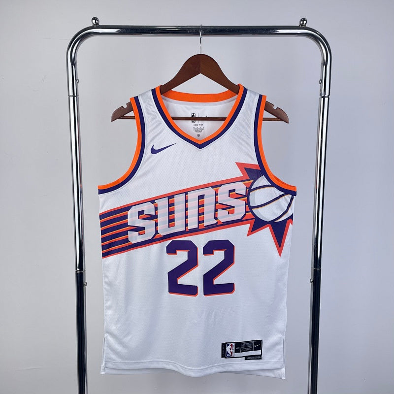 Phoenix Suns Association Edition 2023-24 Sunburst - Blanc - Deandre Ayton - 22