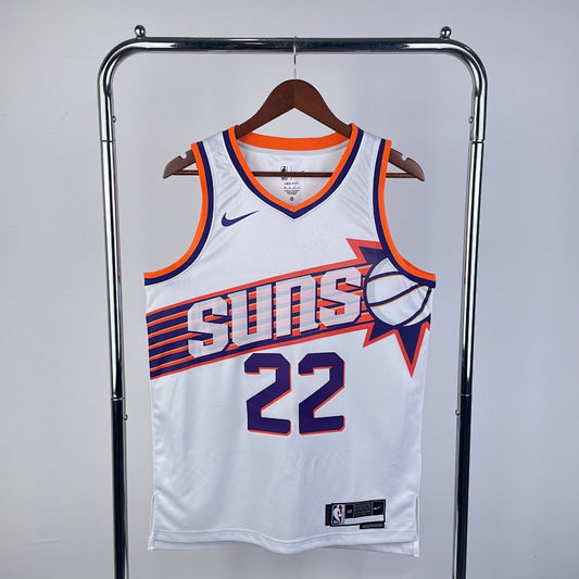 Phoenix Suns Association Edition 2023-24 Sunburst - Blanc - Deandre Ayton - 22