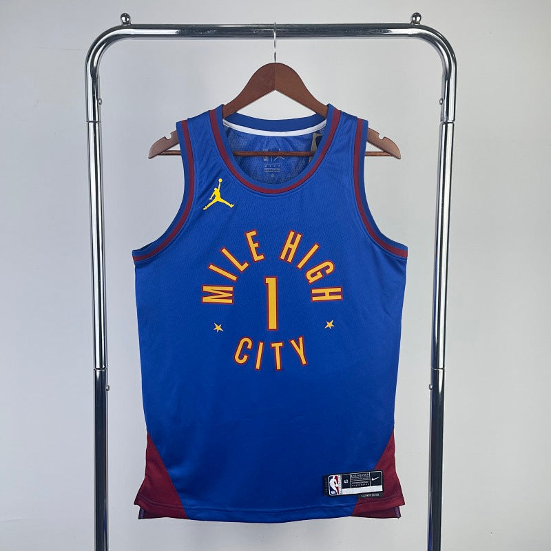 Denver Nuggets Statement Edition 2022-23 Mile High - Bleu - Michael Porter Jr - 1