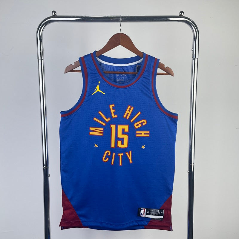 Denver Nuggets Statement Edition 2022-23 Mile High - Bleu - Nikola Jokic - 15