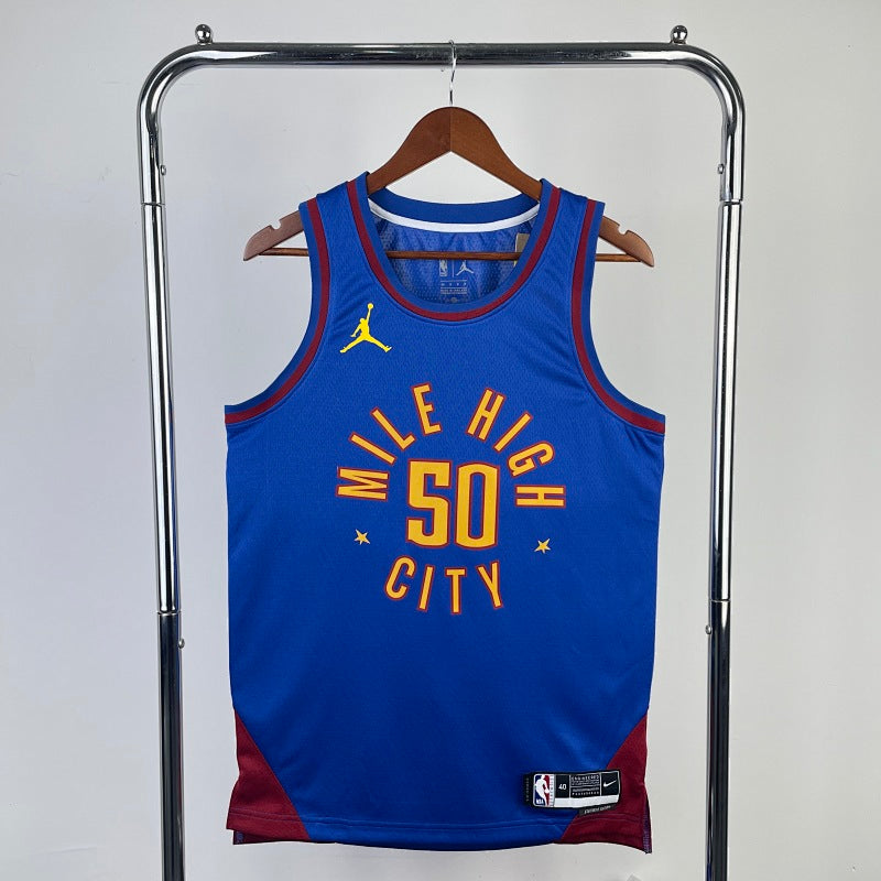 Denver Nuggets Statement Edition 2022-23 Mile High - Bleu - Aaron Gordon - 50
