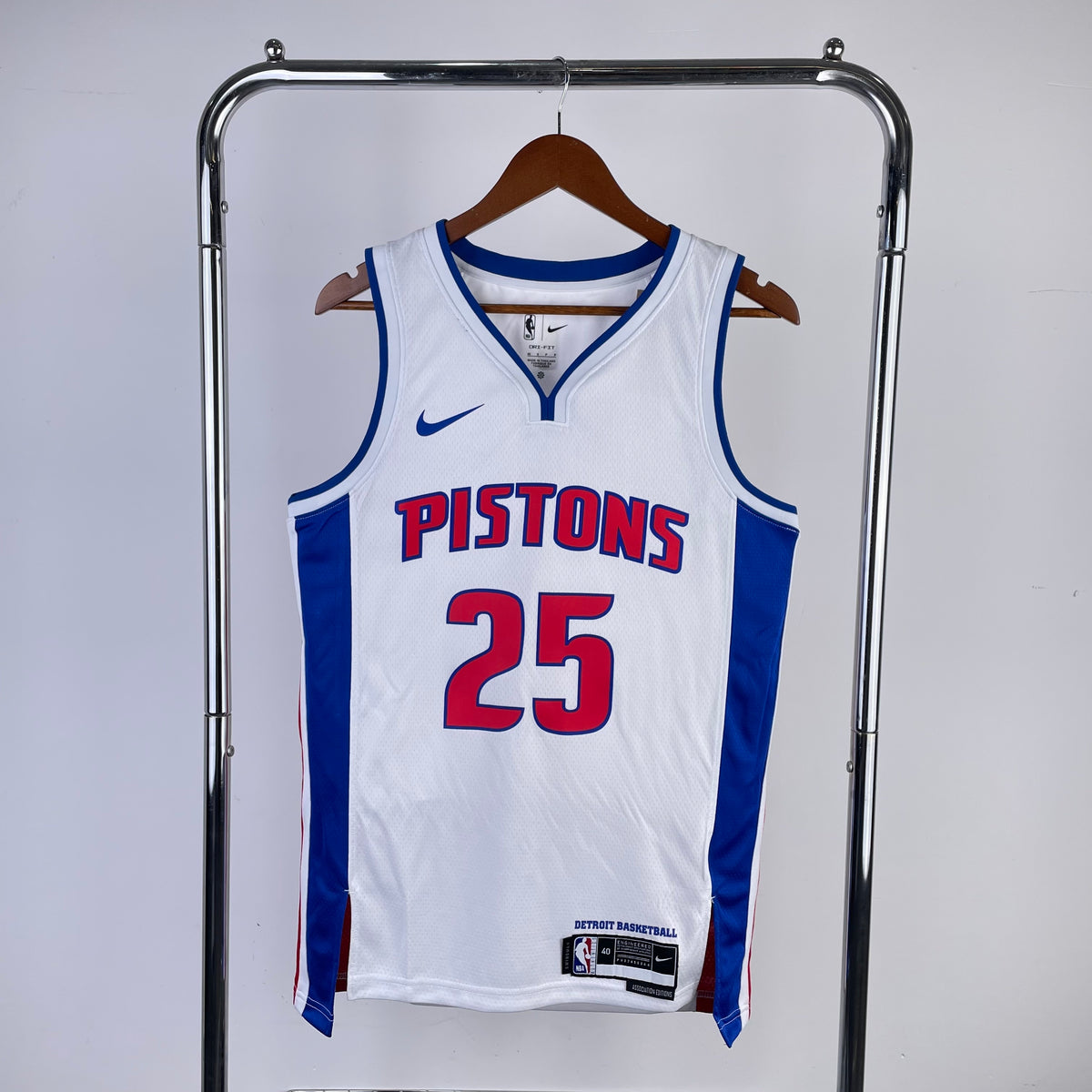 Detroit Pistons Association Edition - Blanc - Derrick Rose - 25
