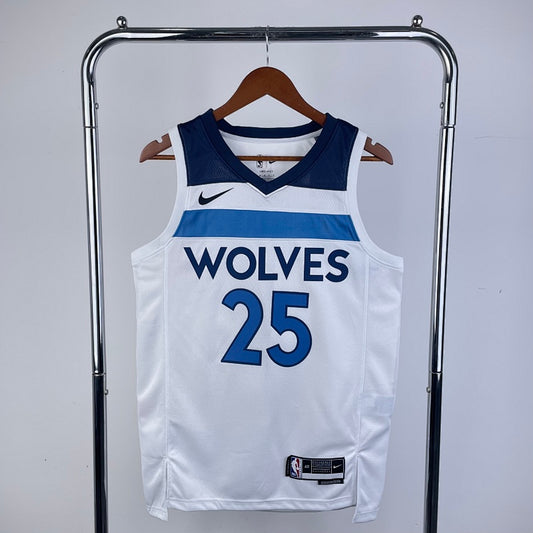 Minnesota Timberwolves Association Edition - Blanc - Derrick Rose - 25