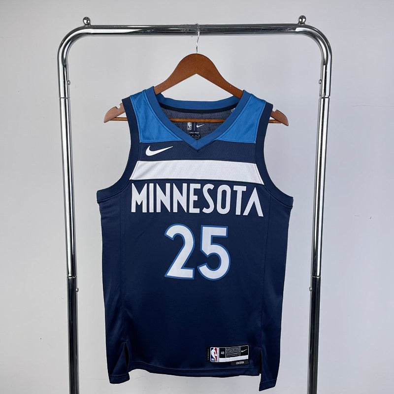 Minnesota Timberwolves Icon Edition - Bleu marine - Derrick Rose - 25