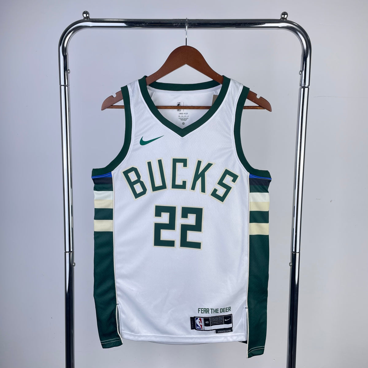 Milwaukee Bucks Association Edition - Blanc - Khris Middleton - 22