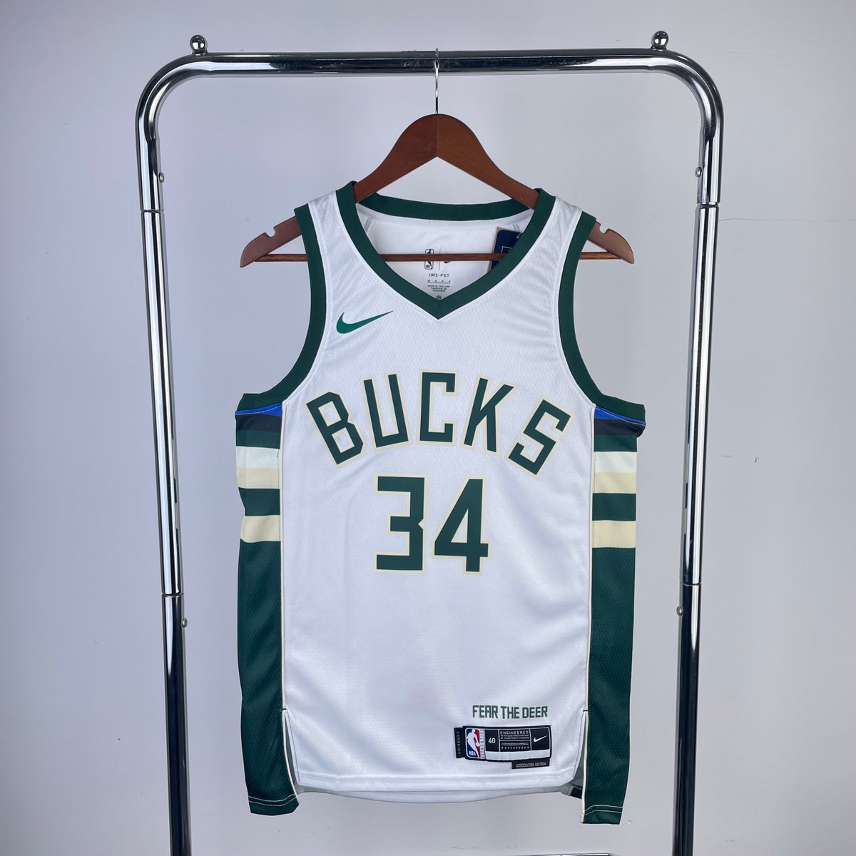 Milwaukee Bucks Association Edition - Blanc - Giannis Antetokounmpo - 34