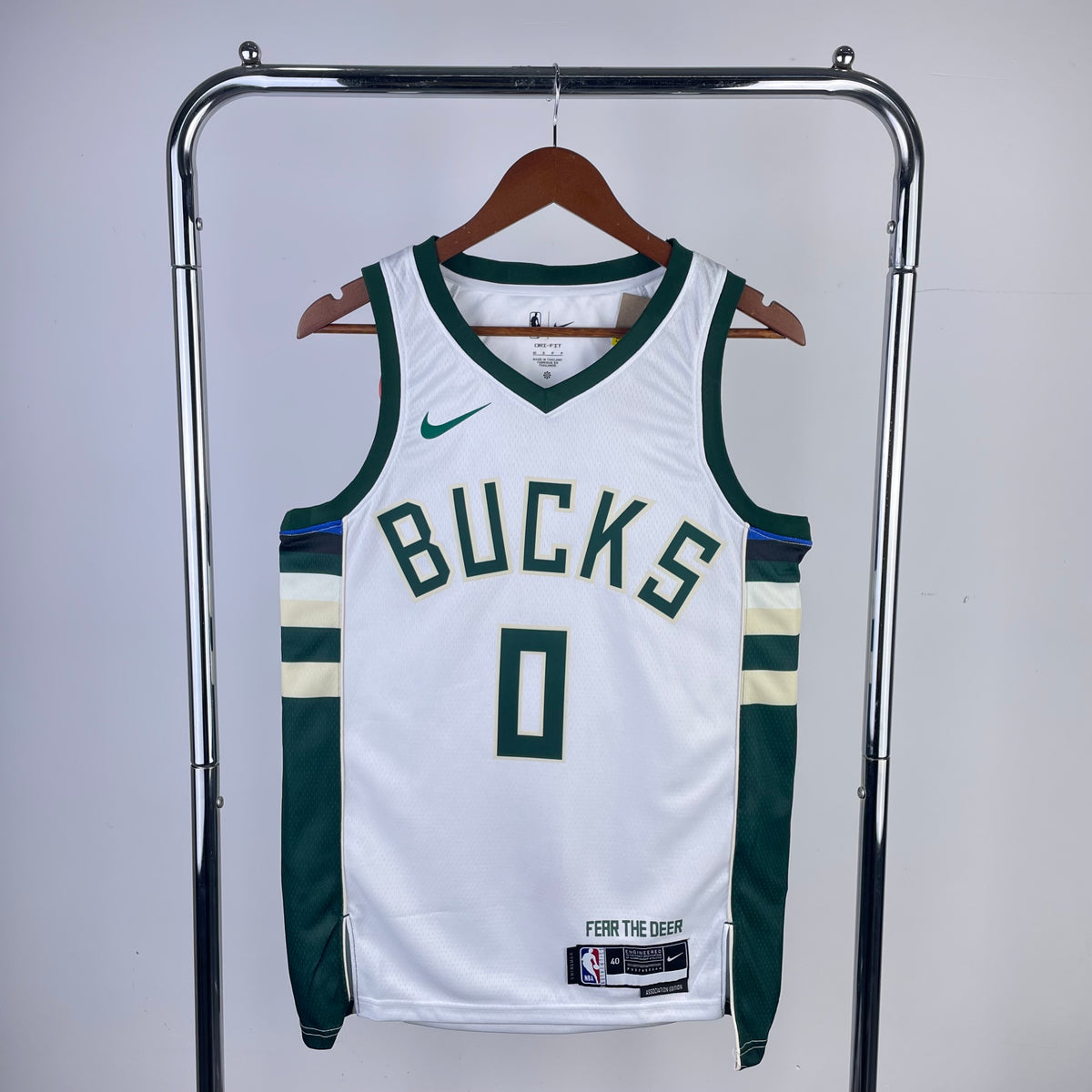 Milwaukee Bucks Association Edition - Blanc - Damian Lillard - 0