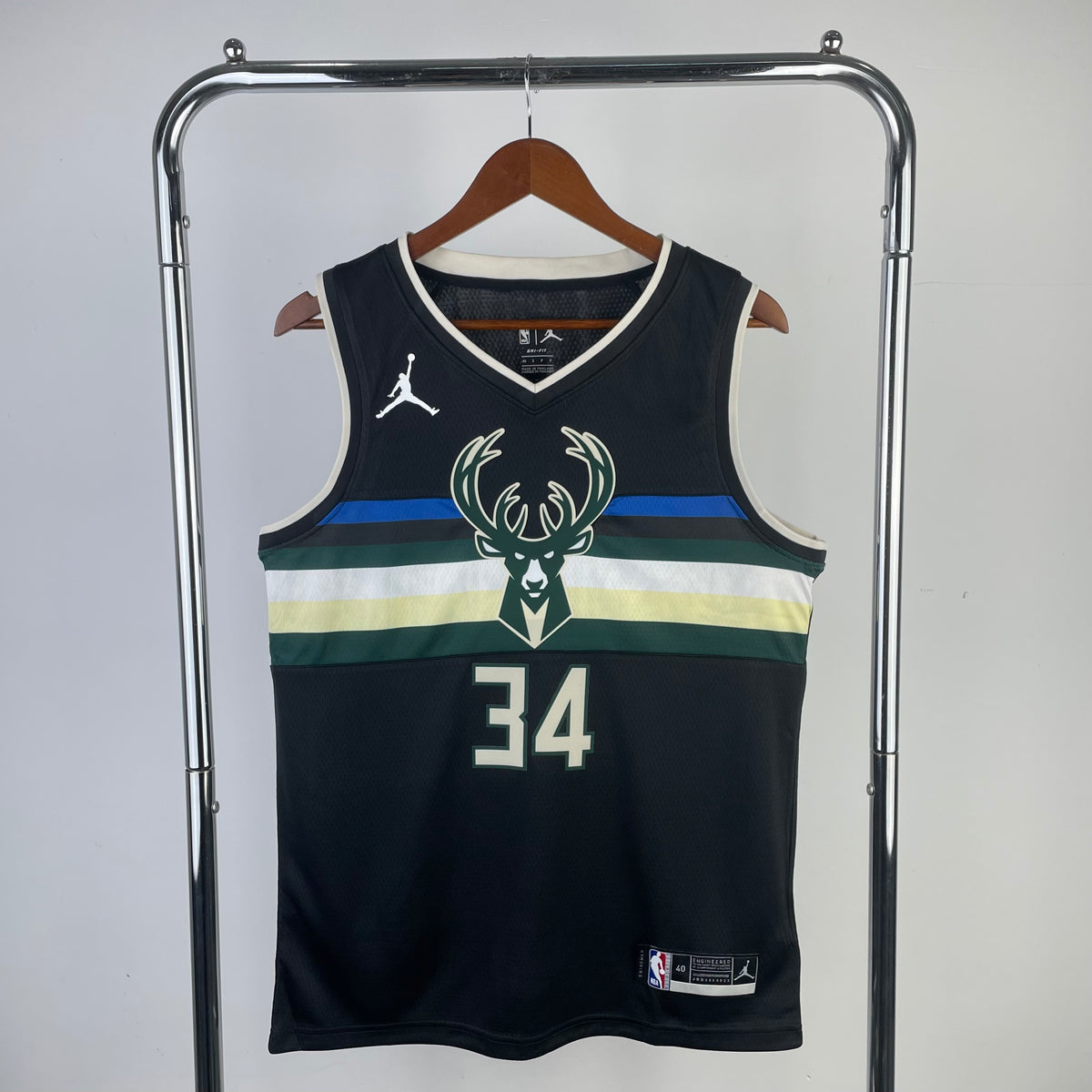 Milwaukee Bucks Statement Edition Deer - Noir - Giannis Antetokounmpo - 34