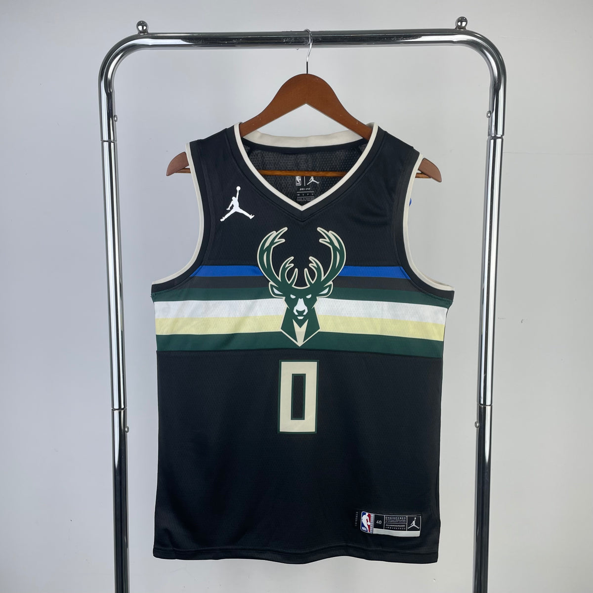 Milwaukee Bucks Statement Edition Deer - Noir - Damian Lillard - 0