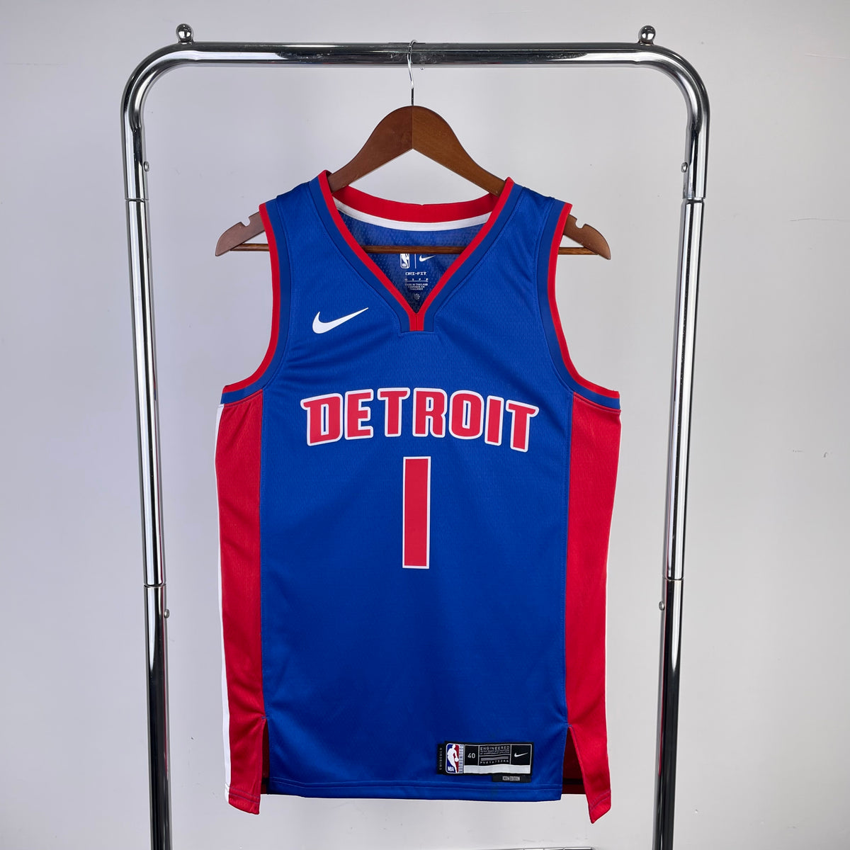 Detroit Pistons Icon Edition - Bleu - Allen Iverson - 1