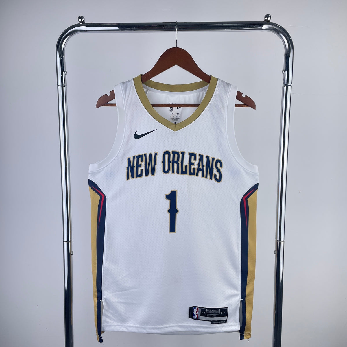 New Orleans Pelicans association-blanc Zion Williamson - 1