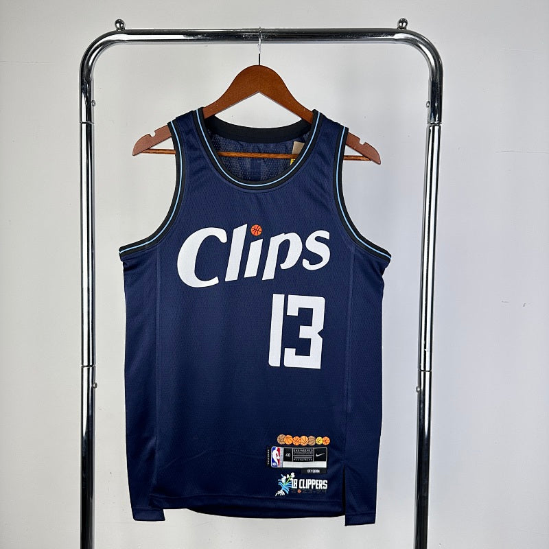 Los Angeles Clippers City Edition 2023-24 LA x Jonas Wood - Bleu marine - Paul George - 13