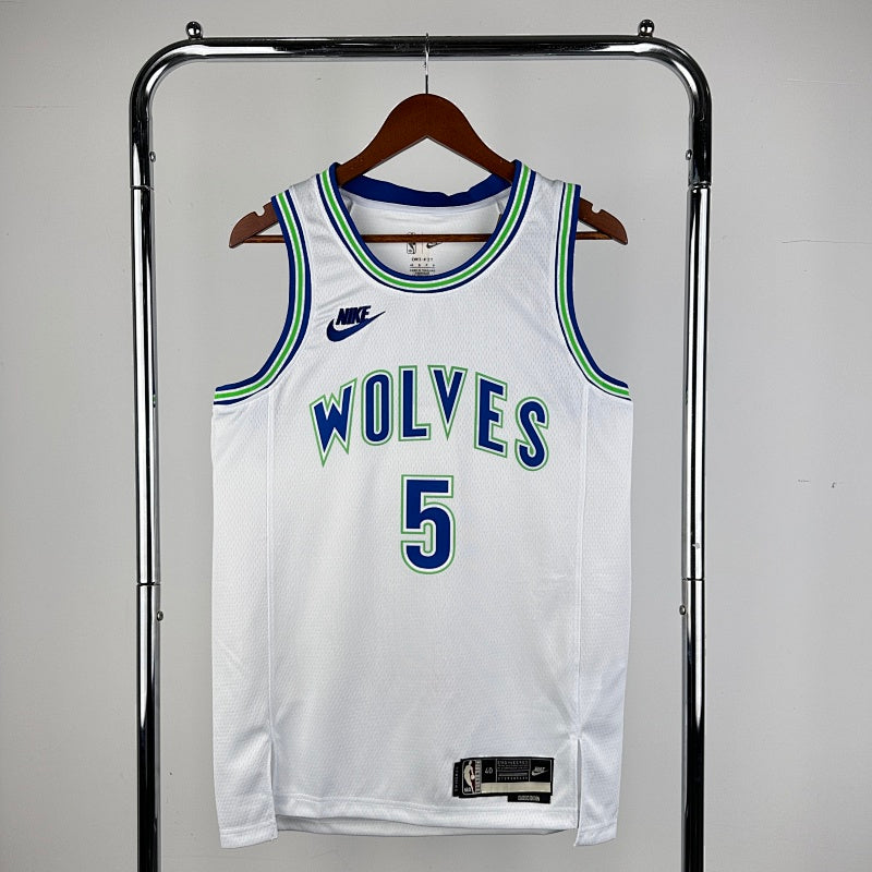 Minnesota Timberwolves Classic Edition 2023-24 - Blanc - Anthony Edwards - 5