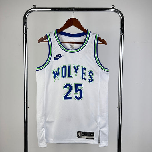 Minnesota Timberwolves Classic Edition 2023-24 - Blanc - Derrick Rose - 25