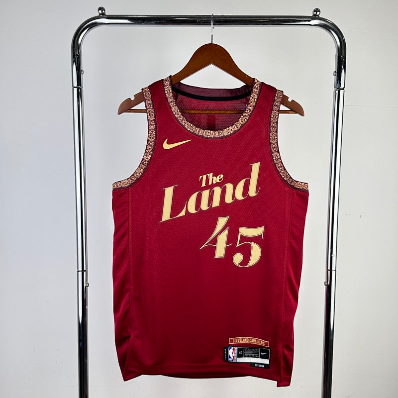 Cleveland Cavaliers City Edition 2023-24 Playbill - Bordeaux - Donovan Mitchell - 45