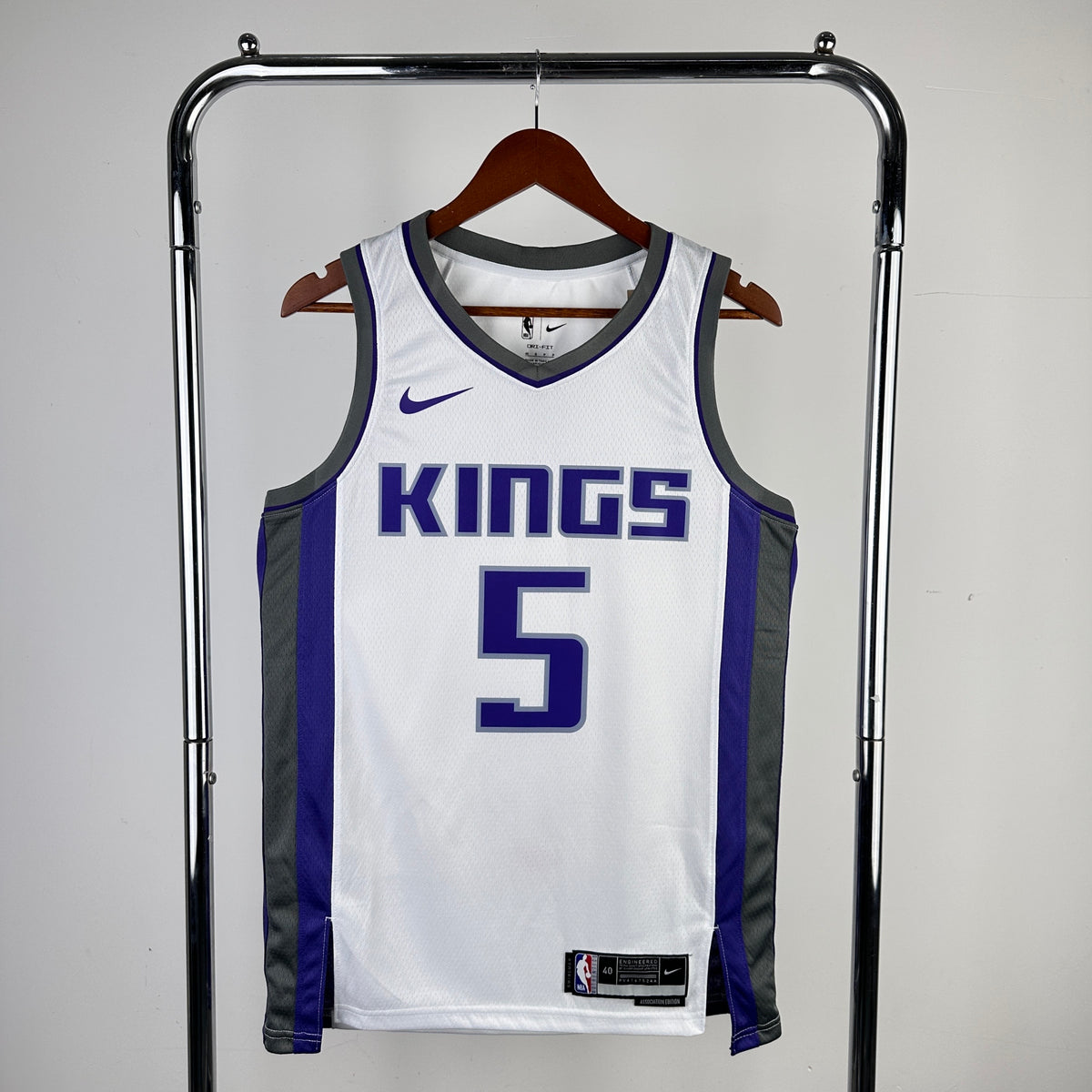 Sacramento Kings Association Edition Retro Kings - Blanc - De'Aaron Fox - 5