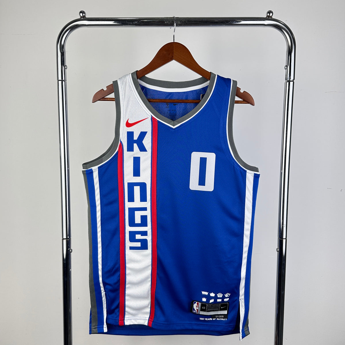 Sacramento Kings City Edition 2023-24 Cincinnati Royals - Bleu - Malik Monk - 0