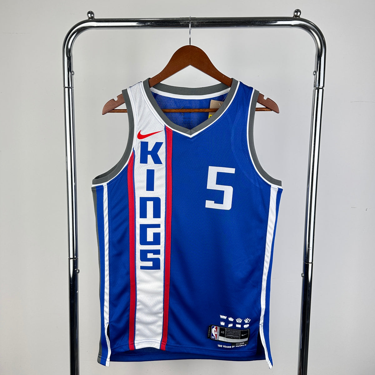 Sacramento Kings City Edition 2023-24 Cincinnati Royals - Bleu - De'Aaron Fox - 5