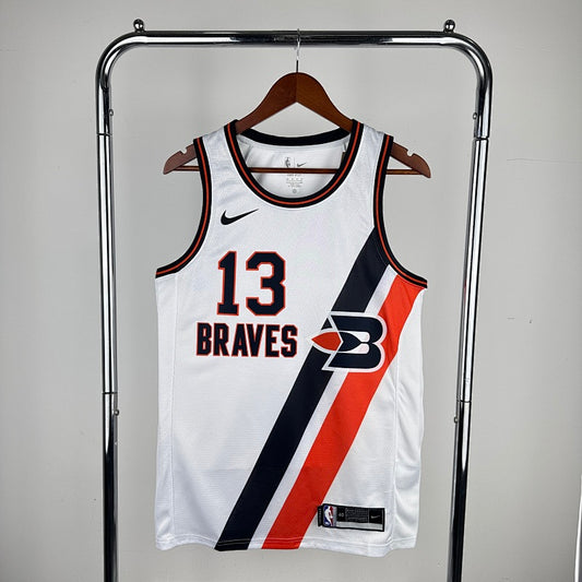 Los Angeles Clippers Classic Edition Buffalo Braves - Blanc - Paul George - 13