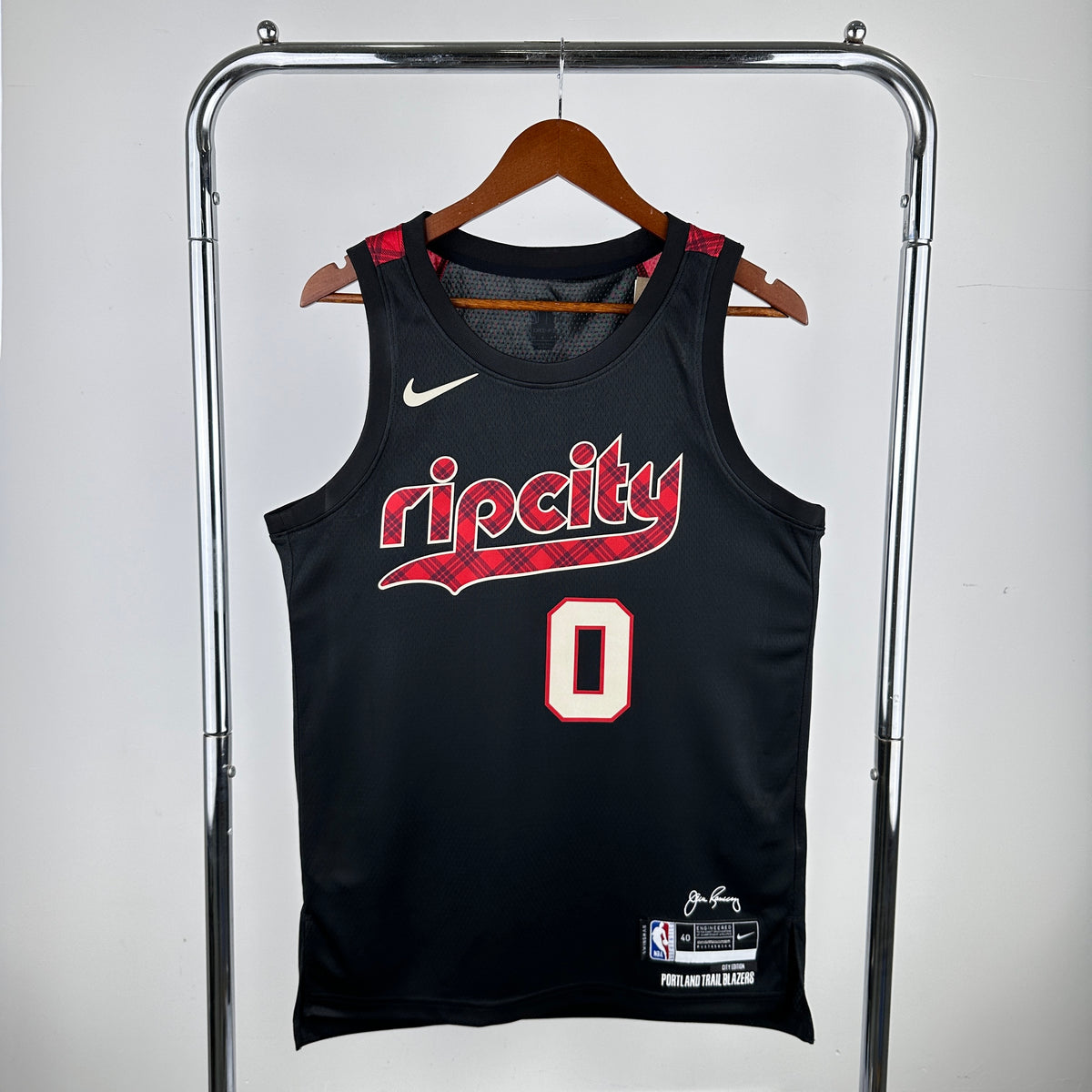 Portland Trail Blazers City Edition 2023-24 Rip City - Noir - Damian Lillard - 0