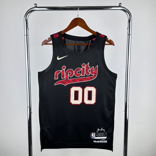 Portland Trail Blazers City Edition 2023-24 Rip City - Noir - Scoot Henderson - 00