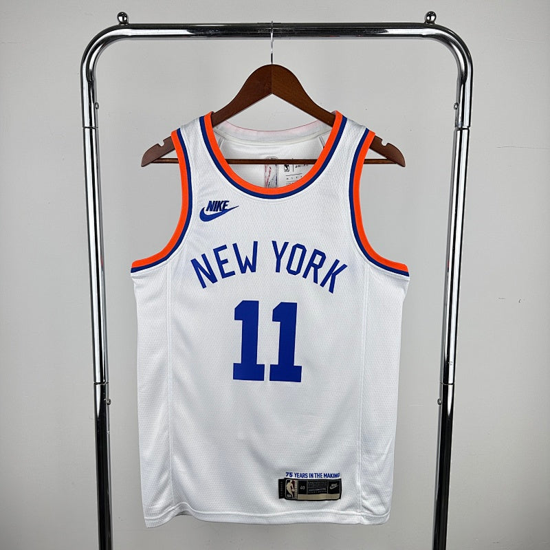 New York Knicks Classic Edition 2021-22 75e anniversaire - Blanc - Jalen Brunson - 11