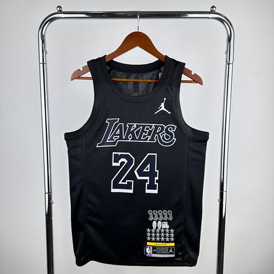 Los Angeles Lakers Edition Signature - Noir et argent - Kobe Bryant - 24