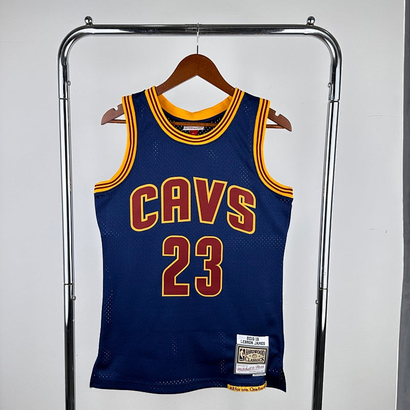 Cleveland Cavaliers Retro 2015-16 CAVS - Bleu marine - LeBron James - 23