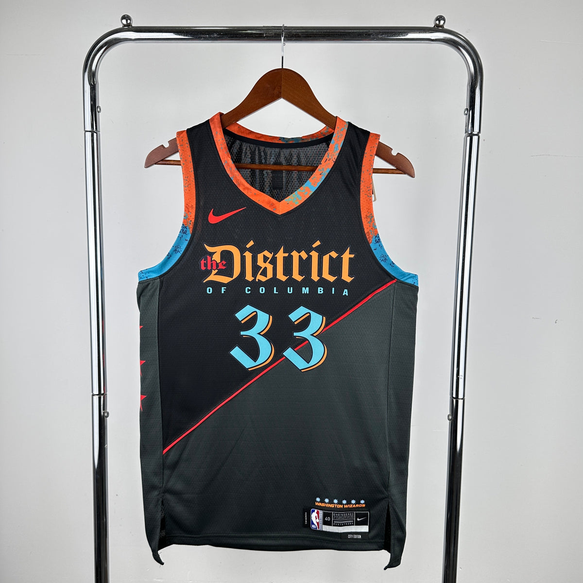 Washington Wizards City Edition 2023-24 The District - Anthracite - Kyle Kuzma - 33