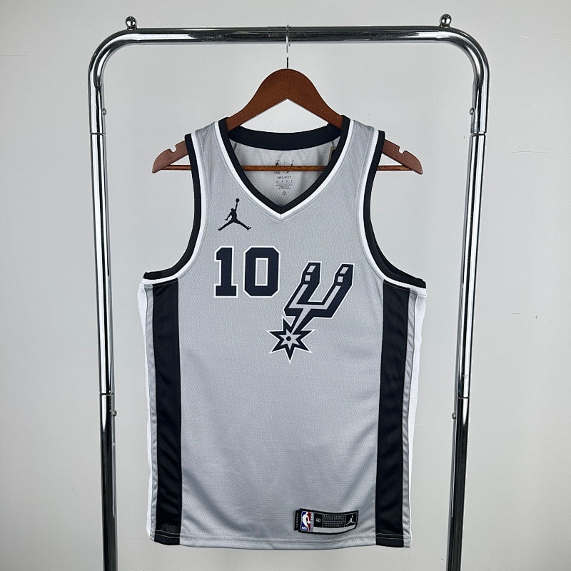 San Antonio Spurs Statement Edition - Gris - Jeremy Sochan - 10
