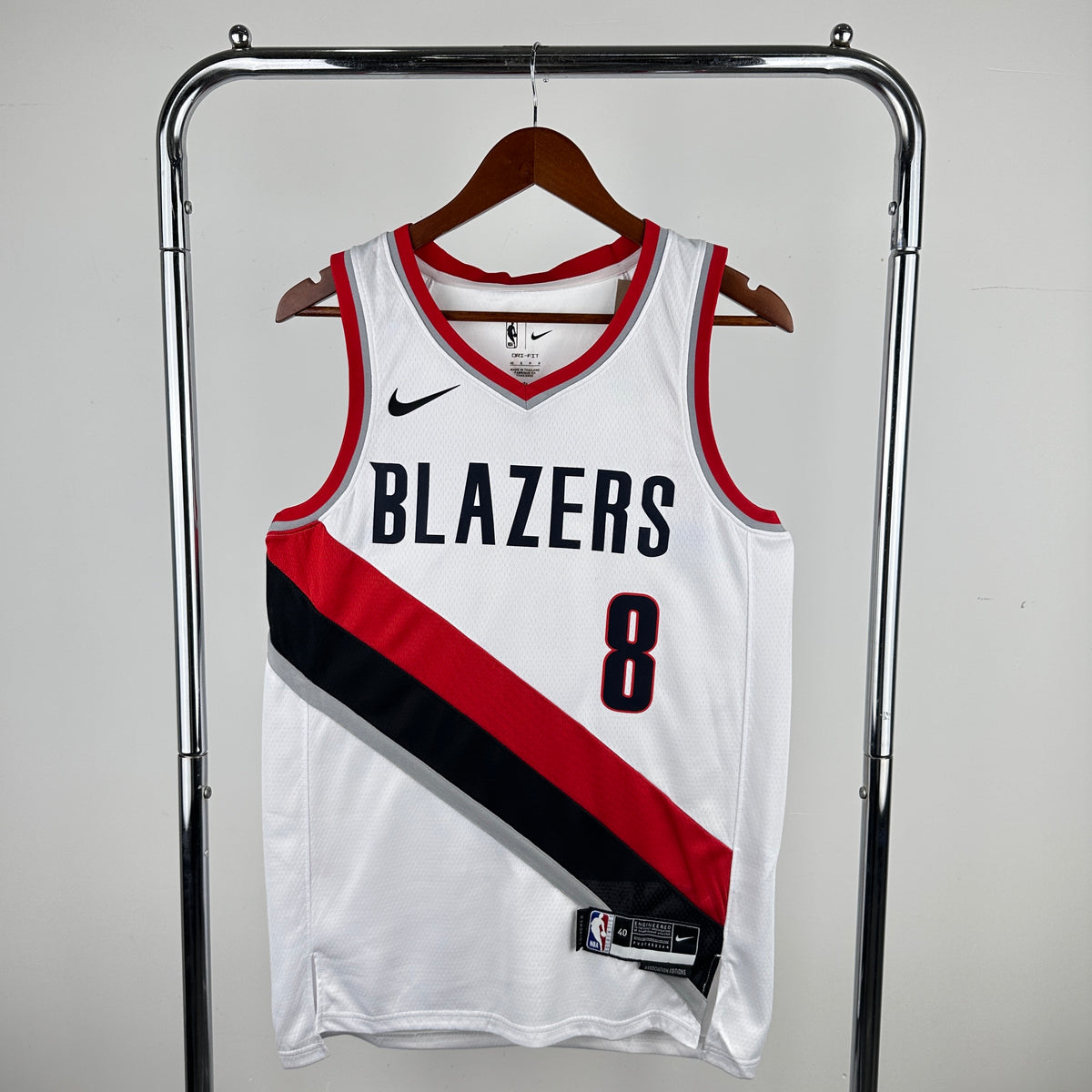 Portland Trail Blazers Association Edition col rouge - Blanc - Deni Avdija - 8