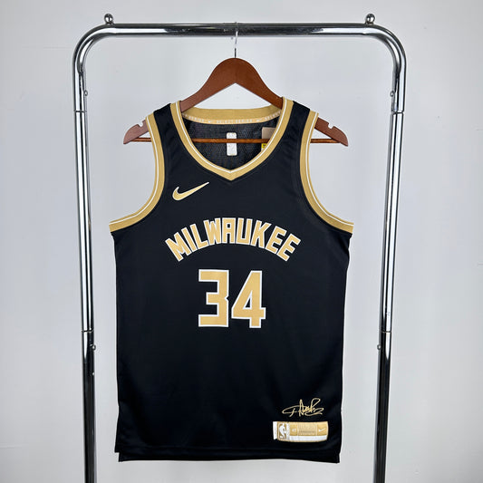 Milwaukee Bucks Select Series 2024 - Noir et or - Giannis Antetokounmpo - 34