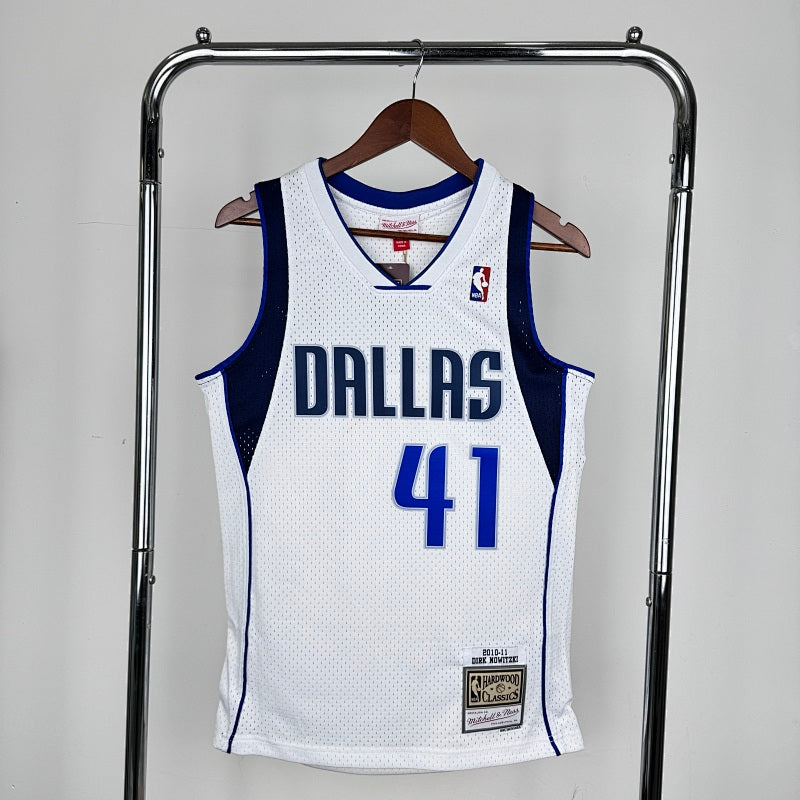 Dallas Mavericks Retro 2010-11 - Blanc - Dirk Nowitzki - 41