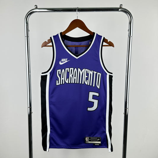 Sacramento Kings Classic Edition 2024-25 - Violet - De'Aaron Fox - 5