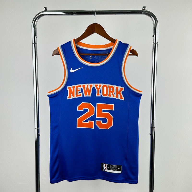 New York Knicks Icon Edition - Bleu - Mikal Bridges - 25